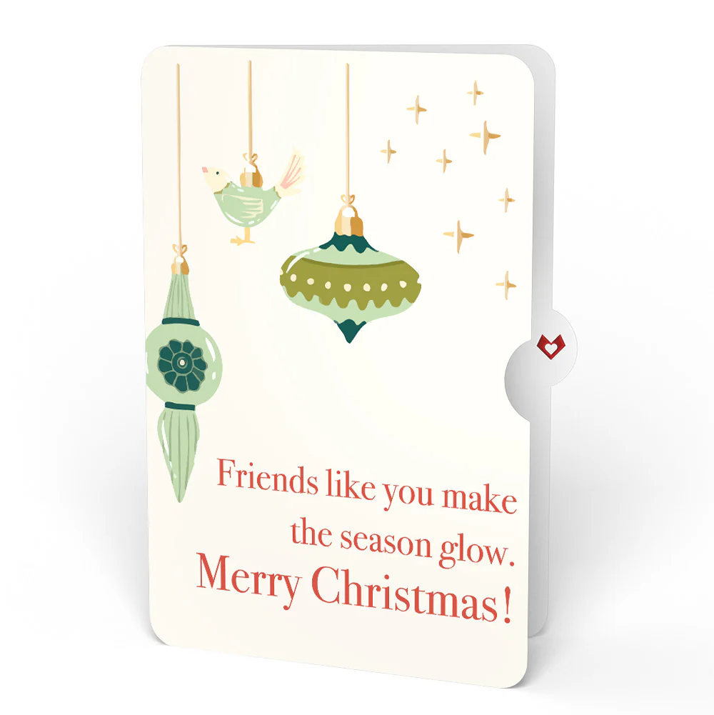 Christmas Sleigh Ride Loooooong Card™ (Expands to 2 feet) and Sentiment Set for Friend - Image 4