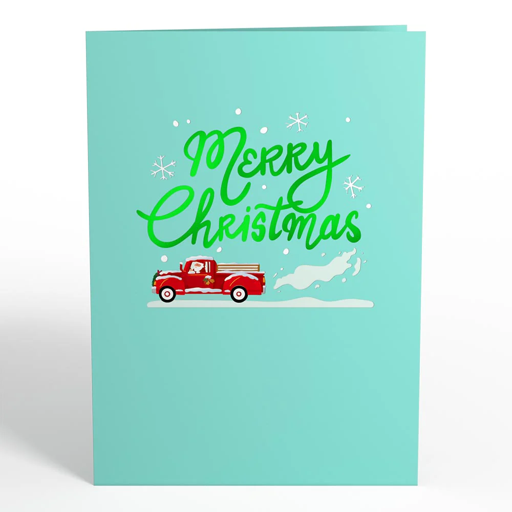 Christmas Truck Pop-Up Card - Image 4