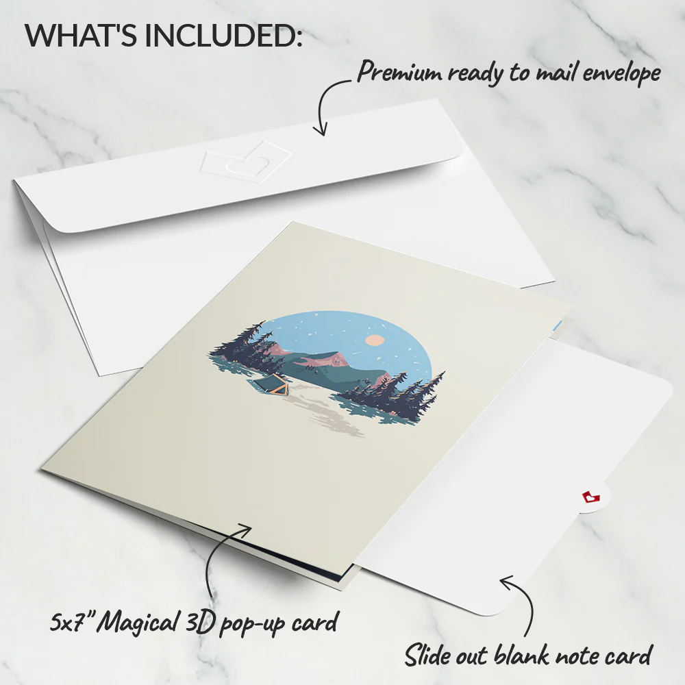 Classic Compass Pop-Up Card - Image 5