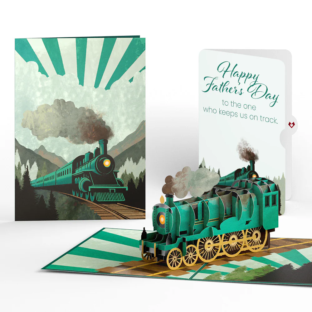 Classic Train Father's Day Pop-Up Card and Sentiment Set