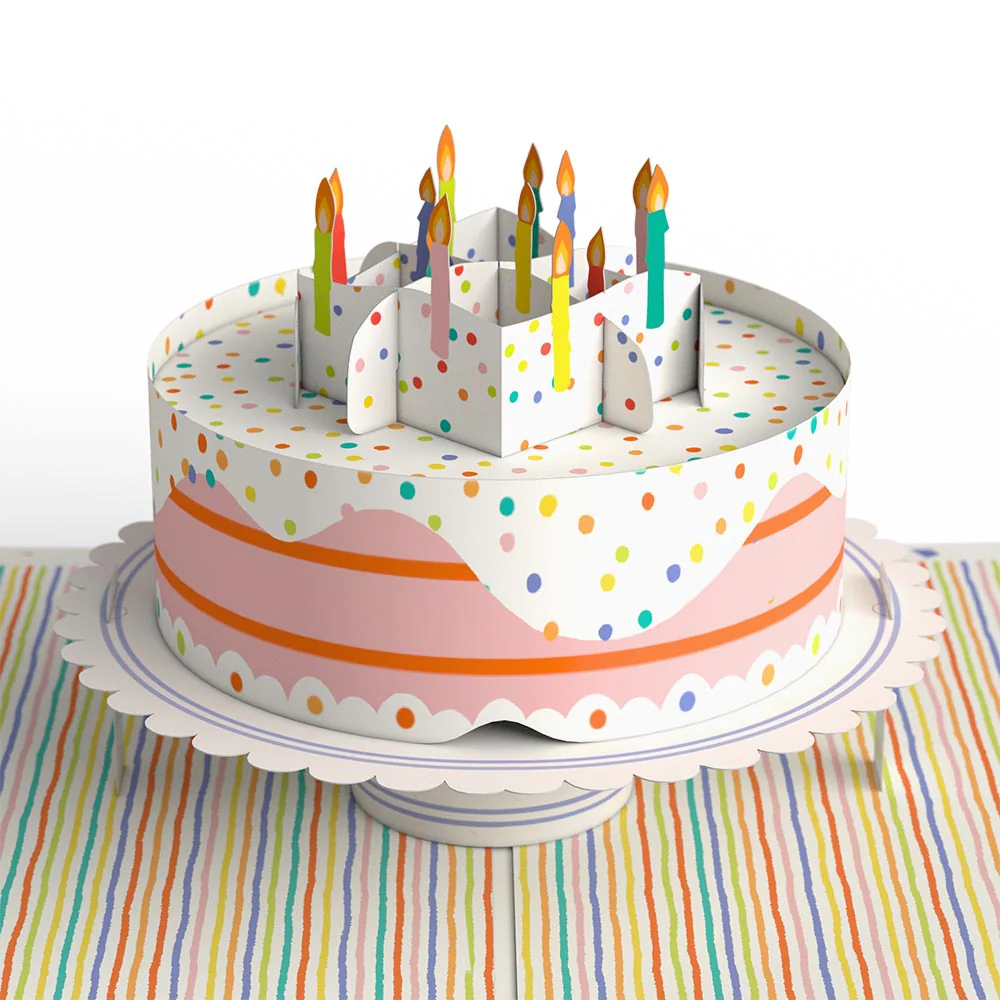 Confetti Cake Birthday Pop-Up Card and Sentiment Set for Any Man - Image 3