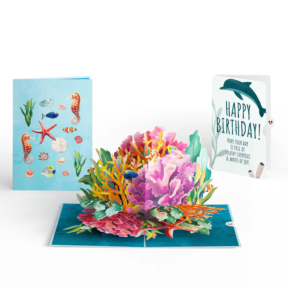Coral Reef Wonders Birthday Pop-Up Card and Sentiment Set