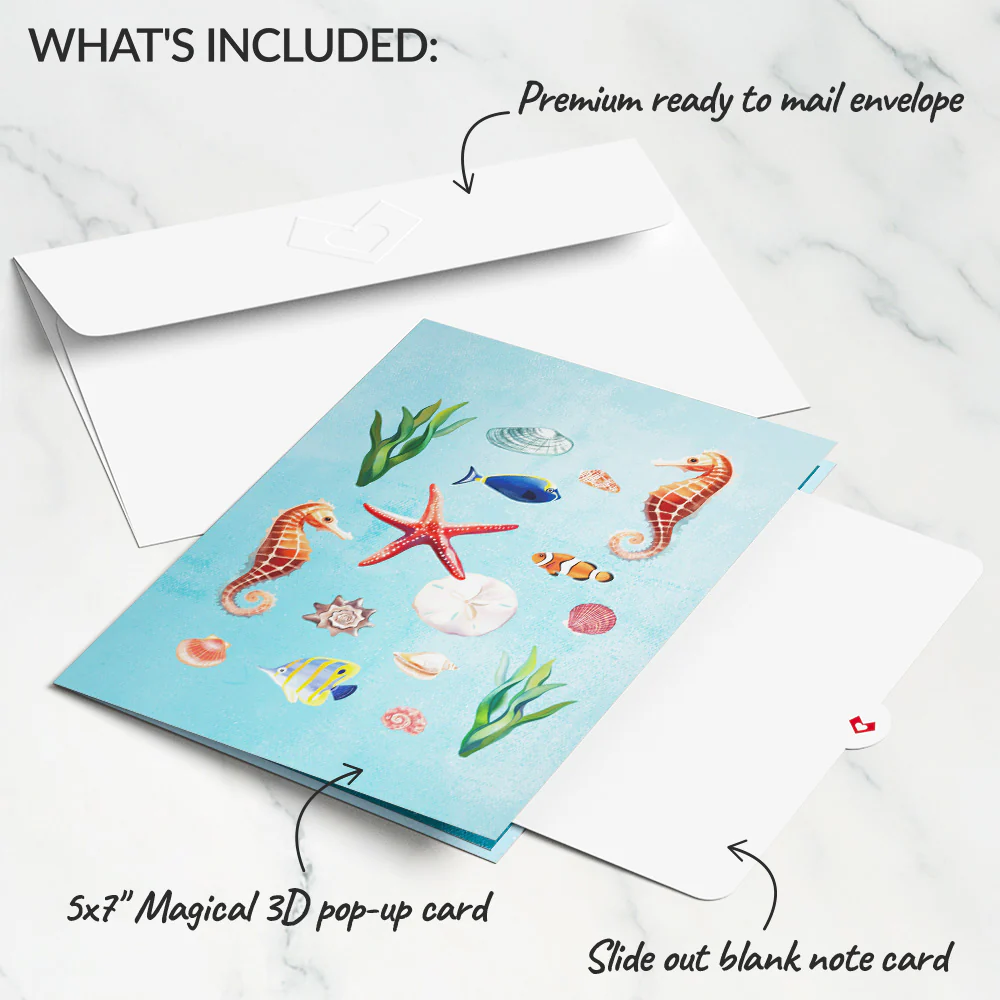 Coral Reef Wonders Pop-Up Card - Image 5