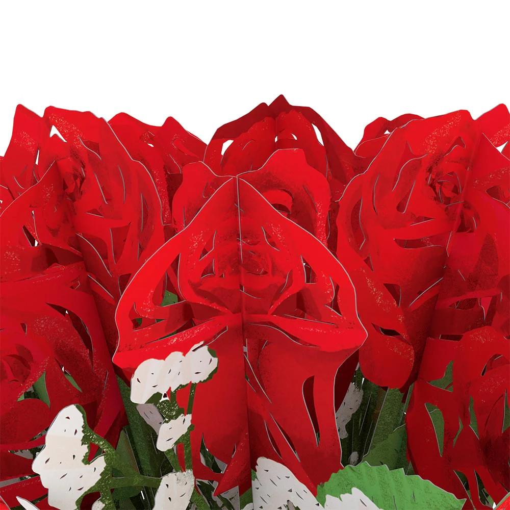 Valentine's Day Flower My Heart Is Yours Forever Bouquet and Sentiment Set - Image 3