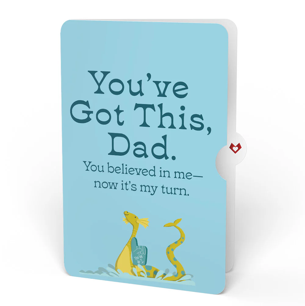 Dad You're a Legend Loch Ness Monster Encouragement Pop-Up Card and Sentiment Set - Image 4