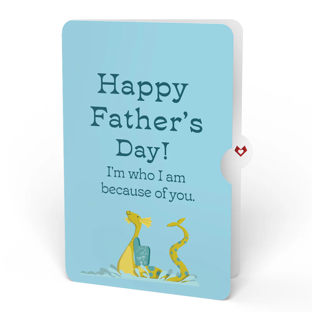Dad You're a Legend Loch Ness Monster Father's Day Pop-Up Card and Sentiment Set - Image 4