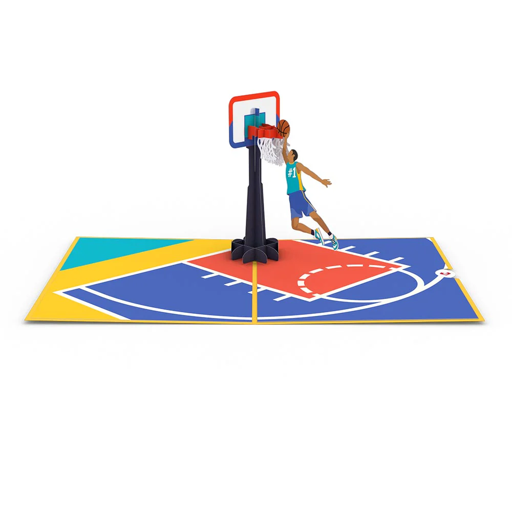 Dad's Slam Dunk Pop-Up Card - Image 3