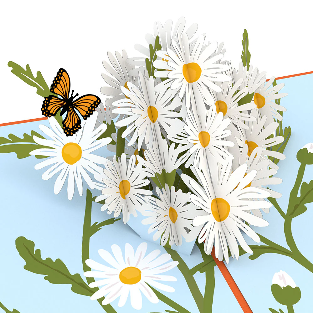 Daisies with Monarch Butterfly Mother's Day Pop-Up Card and The real MVP Sentiment Set - Image 3