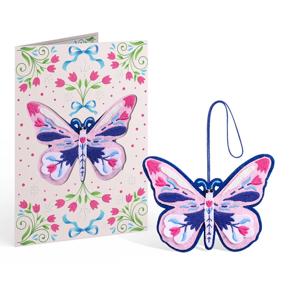 Dazzling Butterfly HeartFelt Charm Card™ - Image 2