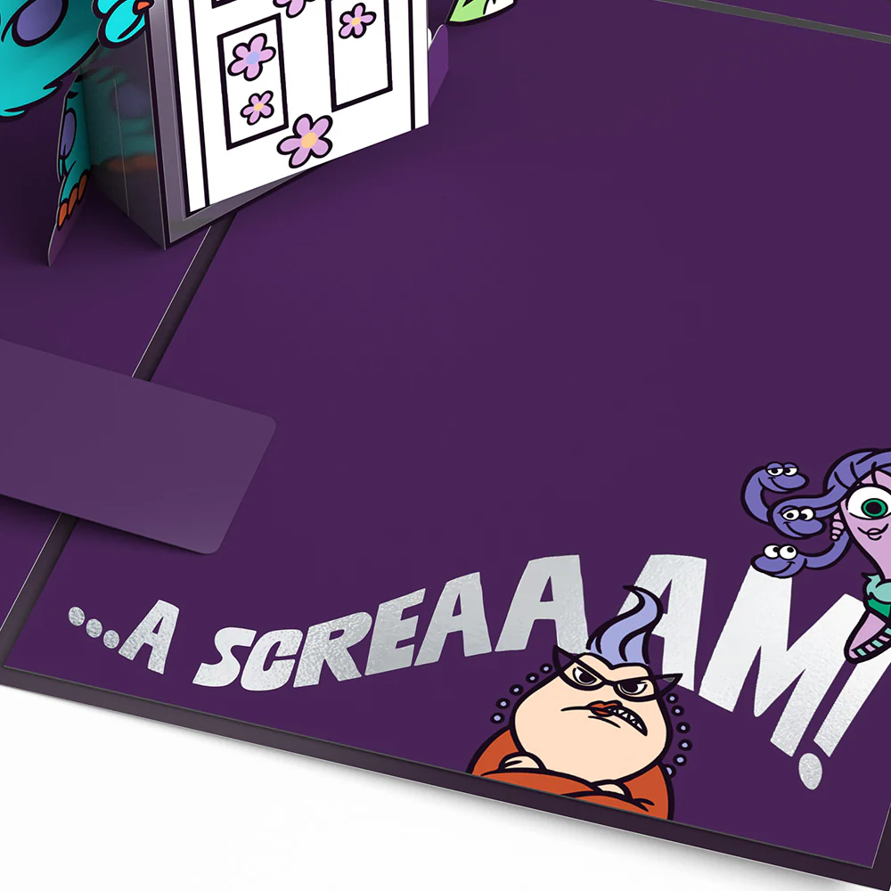 Disney and Pixar Monsters Inc. You Make Life a Scream Pop-Up Card - Image 3