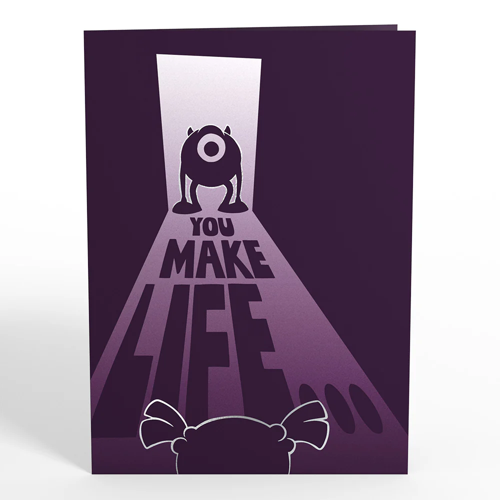 Disney and Pixar Monsters Inc. You Make Life a Scream Pop-Up Card - Image 5