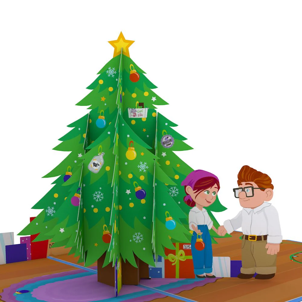 Disney and Pixar Up Home For The Holidays Pop-Up Card - Image 2