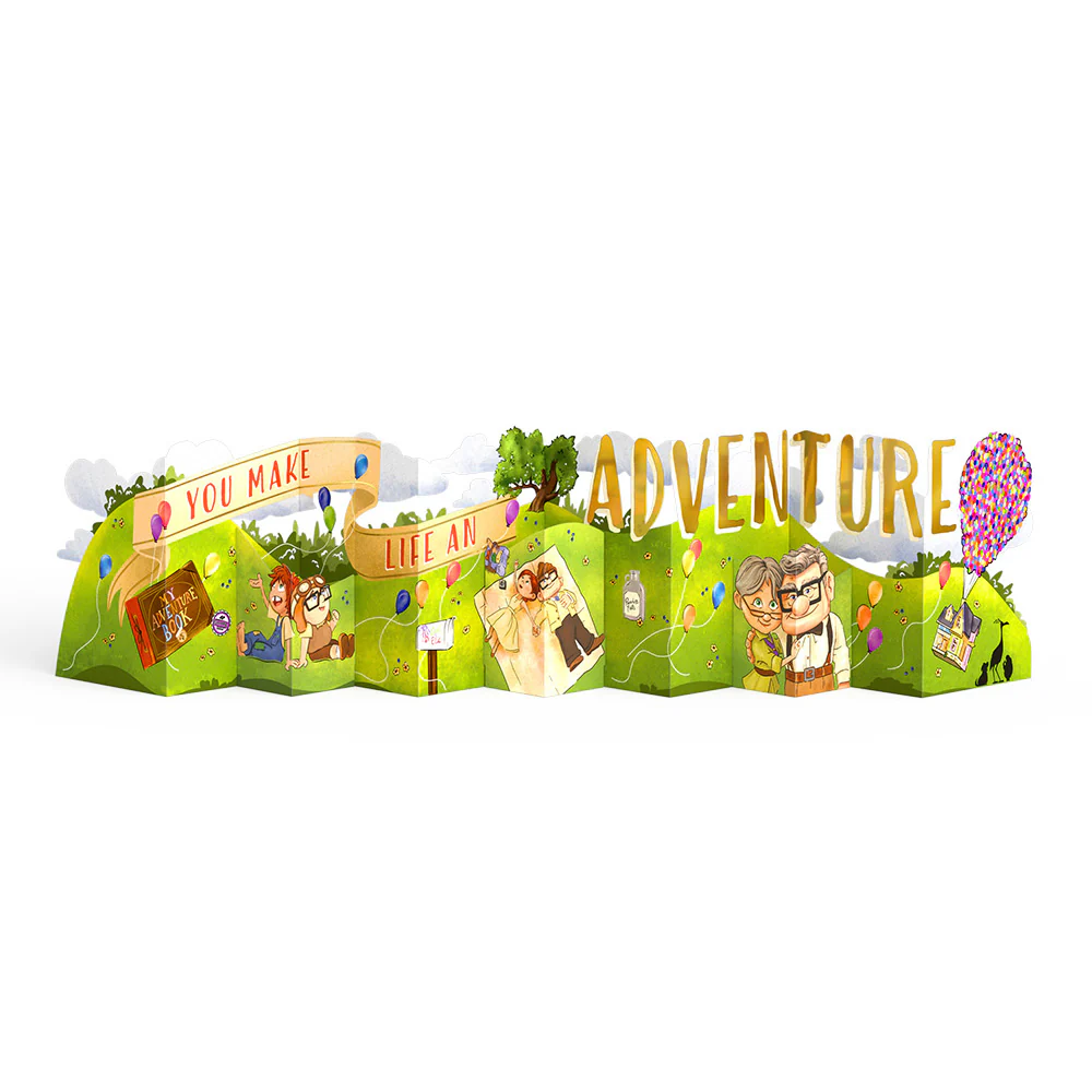 Disney and Pixar Up You Make Life an Adventure Loooooong Card™ (Expands to 2 feet) - Image 3
