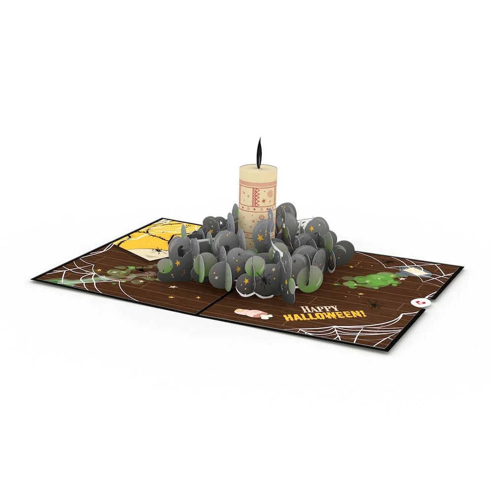 Disney Hocus Pocus Black Flame Candle Pop-Up Card - Image 3