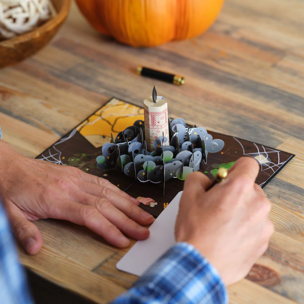 Disney Hocus Pocus Black Flame Candle Pop-Up Card - Image 7
