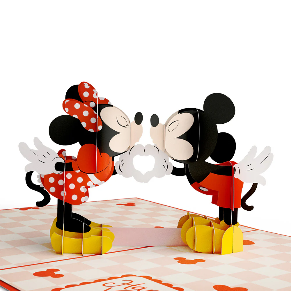Disney’s Mickey & Minnie You Make My Heart Full Pop-Up Card - Image 3