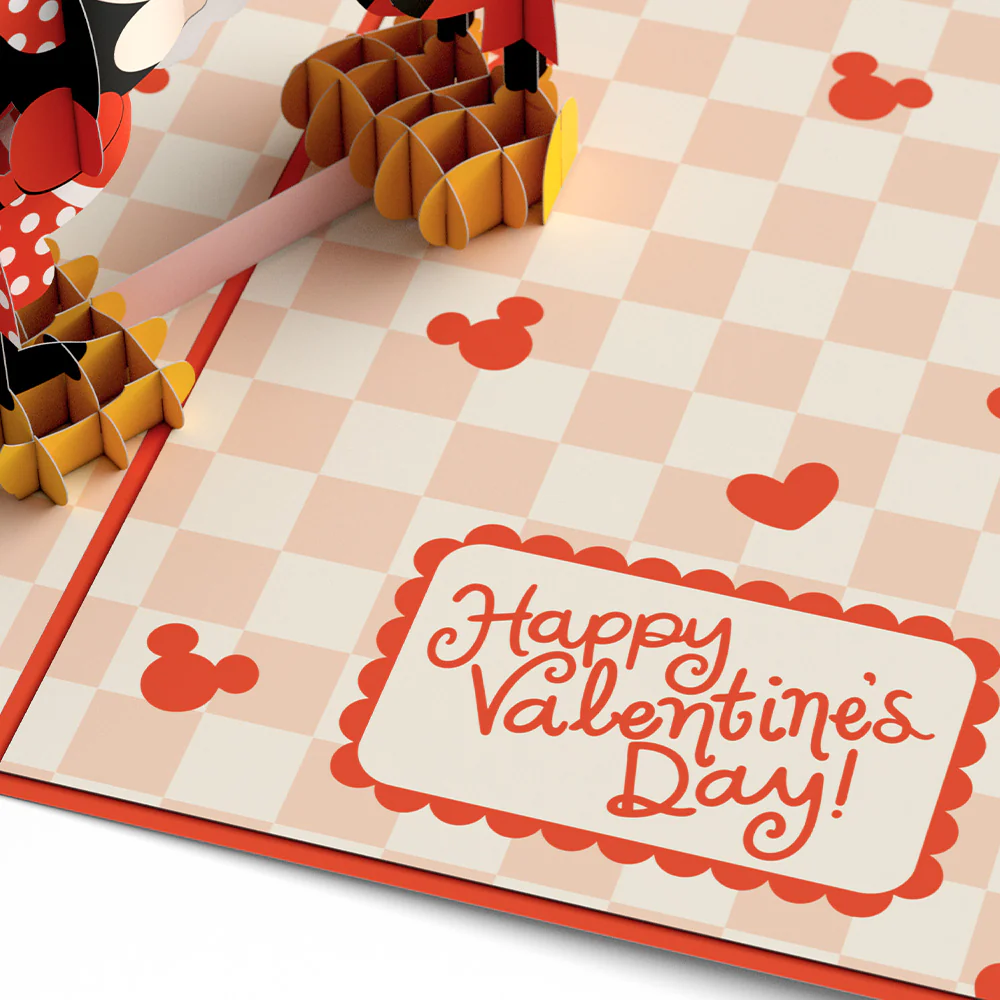 Disney’s Mickey & Minnie You Make My Heart Full Pop-Up Card - Image 4
