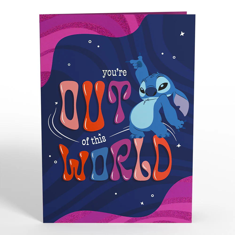 Disney’s Stitch You’re Out of This World Pop-Up Card - Image 4