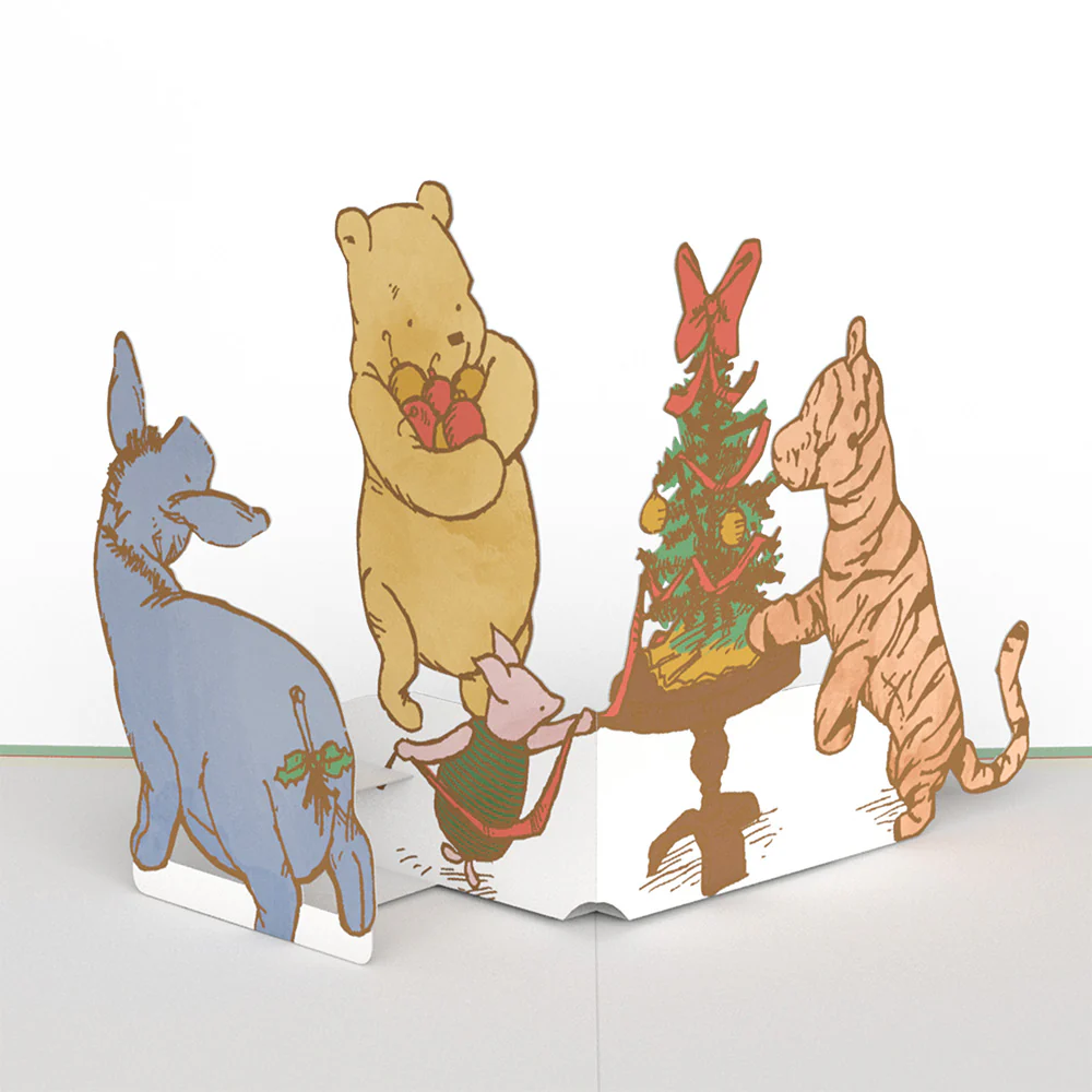 Disney’s Winnie the Pooh Holiday Box Set (Assorted 12-Pack): Paperpop® Card - Image 4