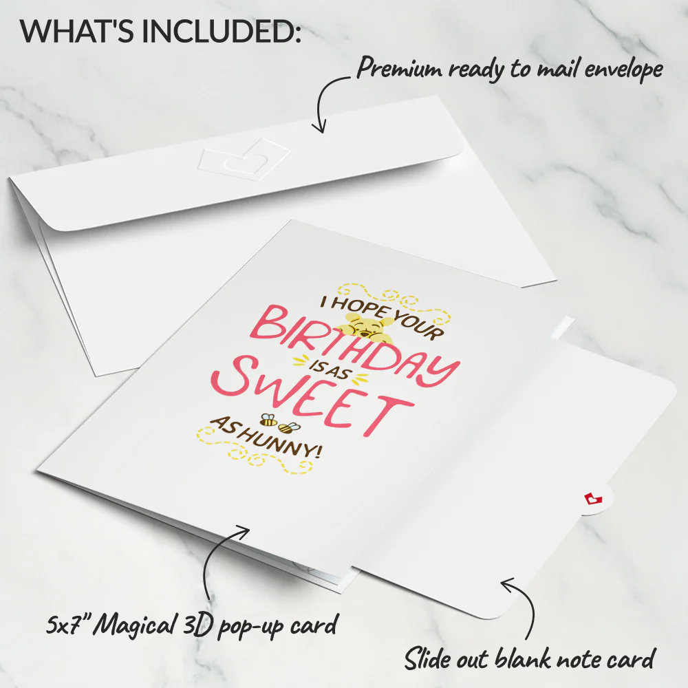 Disney’s Winnie the Pooh Sweet as Hunny Birthday Pop-Up Card - Image 5