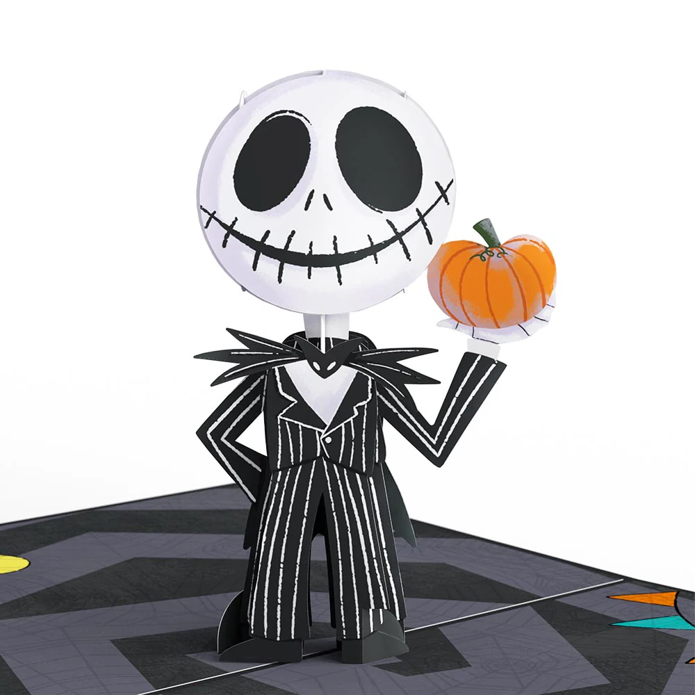 Disney Tim Burton’s The Nightmare Before Christmas Birthday Pop-Up Card & Flower Buds Bouquet Bundle - Image 8