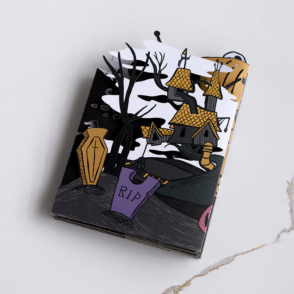 Disney Tim Burton’s The Nightmare Before Christmas Halloween Town Loooooong Card™ (Expands to 2 feet) - Image 2