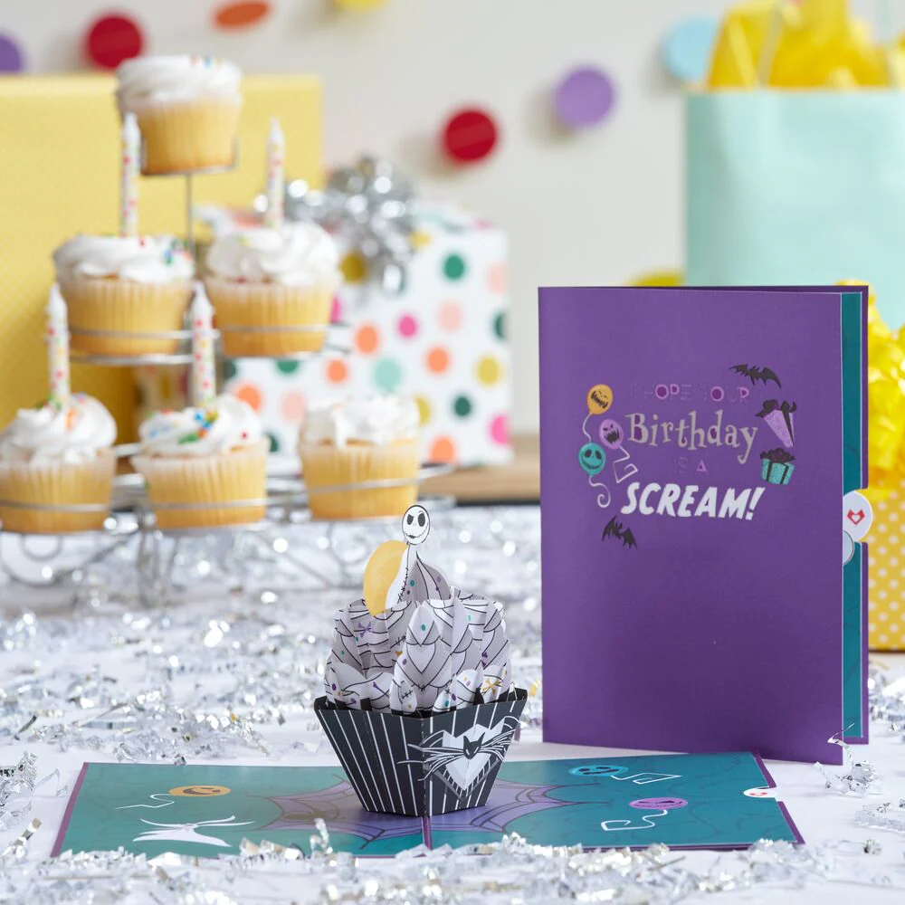 Disney Tim Burton's The Nightmare Before Christmas Birthday Cupcake Pop-Up Card - Image 5