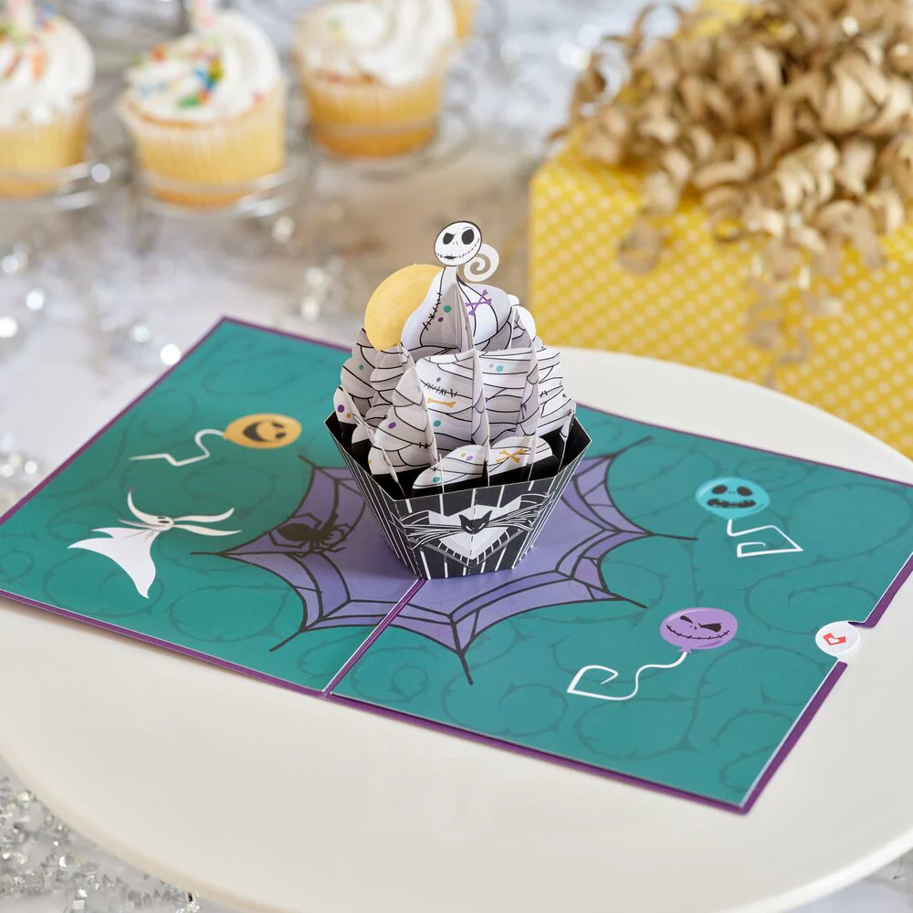 Disney Tim Burton's The Nightmare Before Christmas Birthday Cupcake Pop-Up Card - Image 6