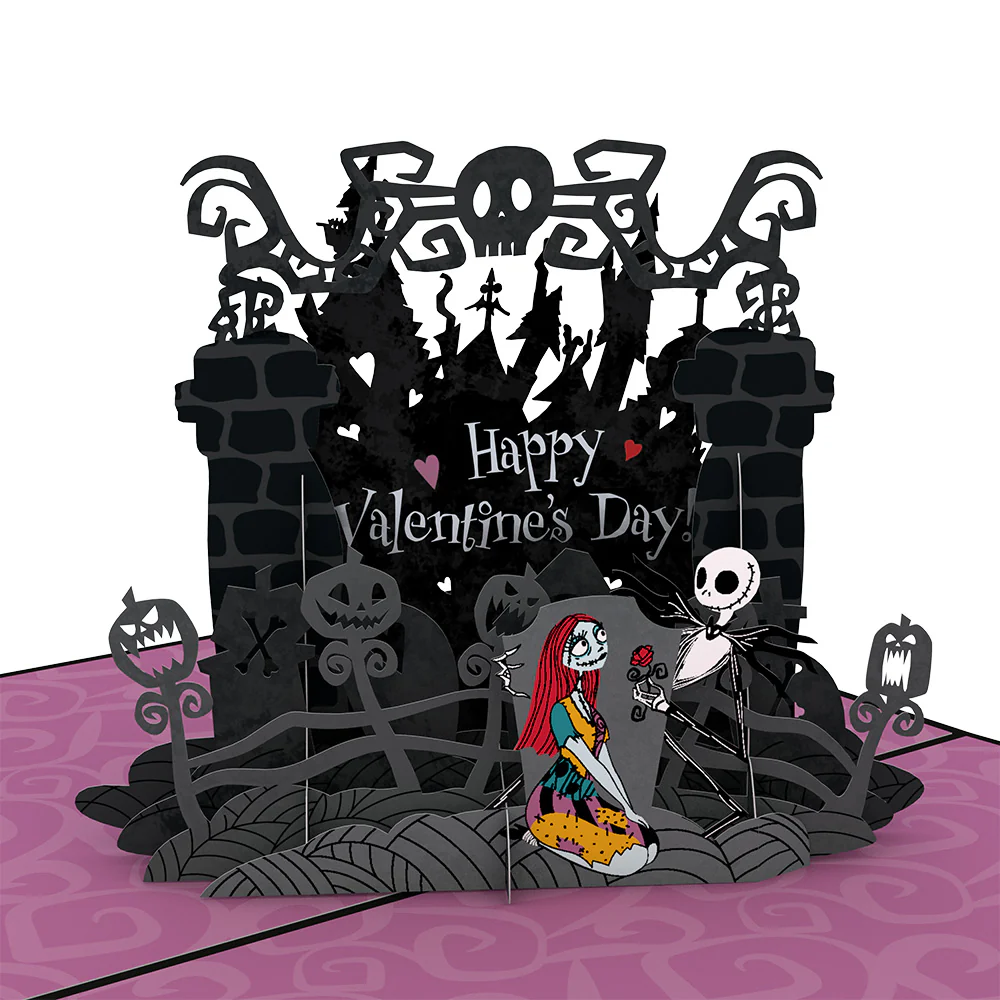 Disney Tim Burton's The Nightmare Before Christmas Simply Meant to Be Pop-Up Card - Image 2