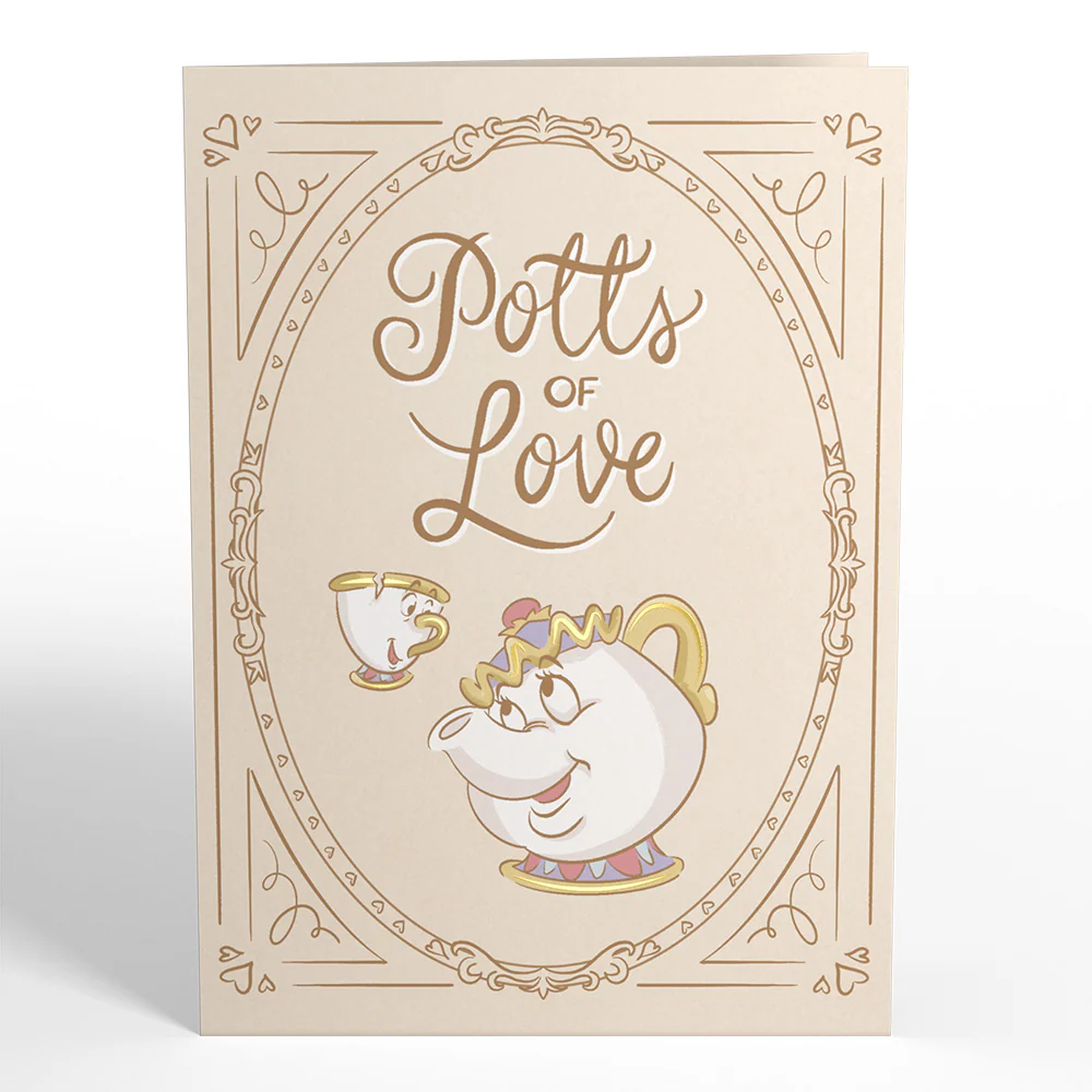 Disney's Beauty and the Beast Potts of Love Pop-Up Card - Image 4