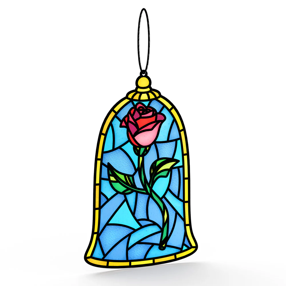 Disney's Beauty and The Beast Tale as Old as Time Suncatcher Card - Image 3