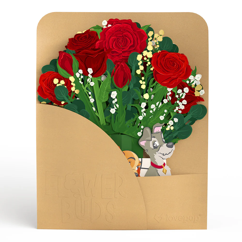 Disney's Lady and the Tramp Flower Buds Bouquet - Image 5
