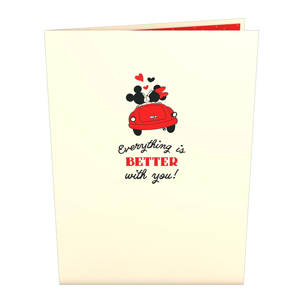 Disney's Mickey & Minnie Everything is Better with You Pop-Up Card - Image 4