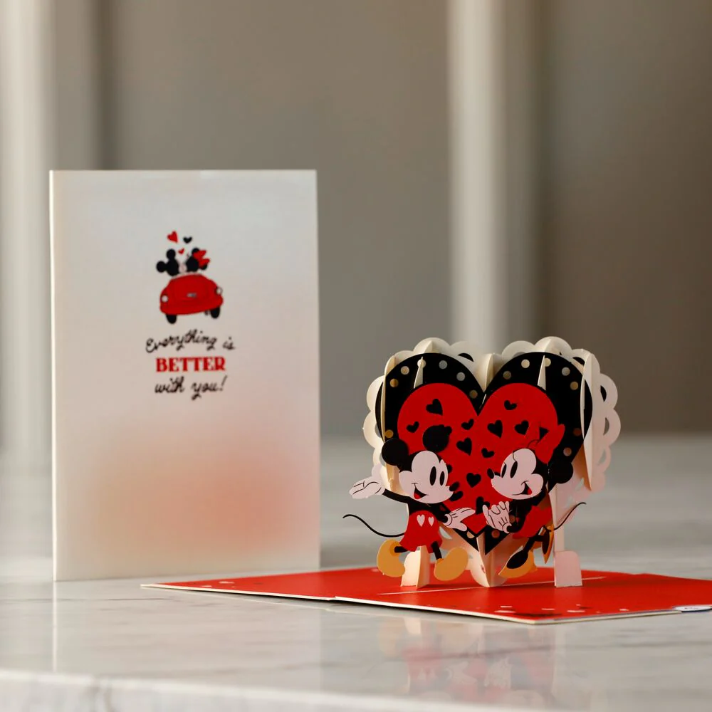 Disney's Mickey & Minnie Everything is Better with You Pop-Up Card - Image 5