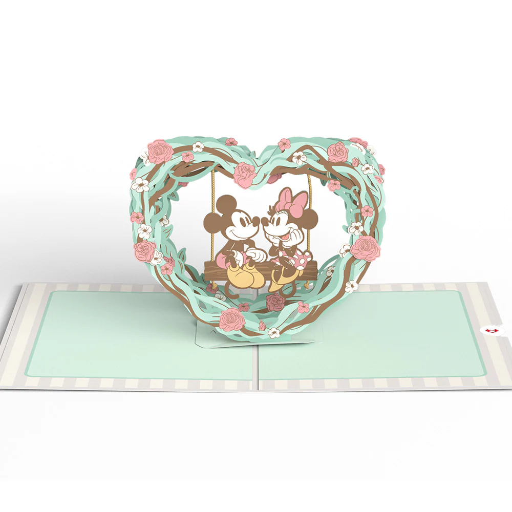 Disney's Mickey & Minnie Mouse My Favorite Place Is Next to You Pop-Up Card - Image 3
