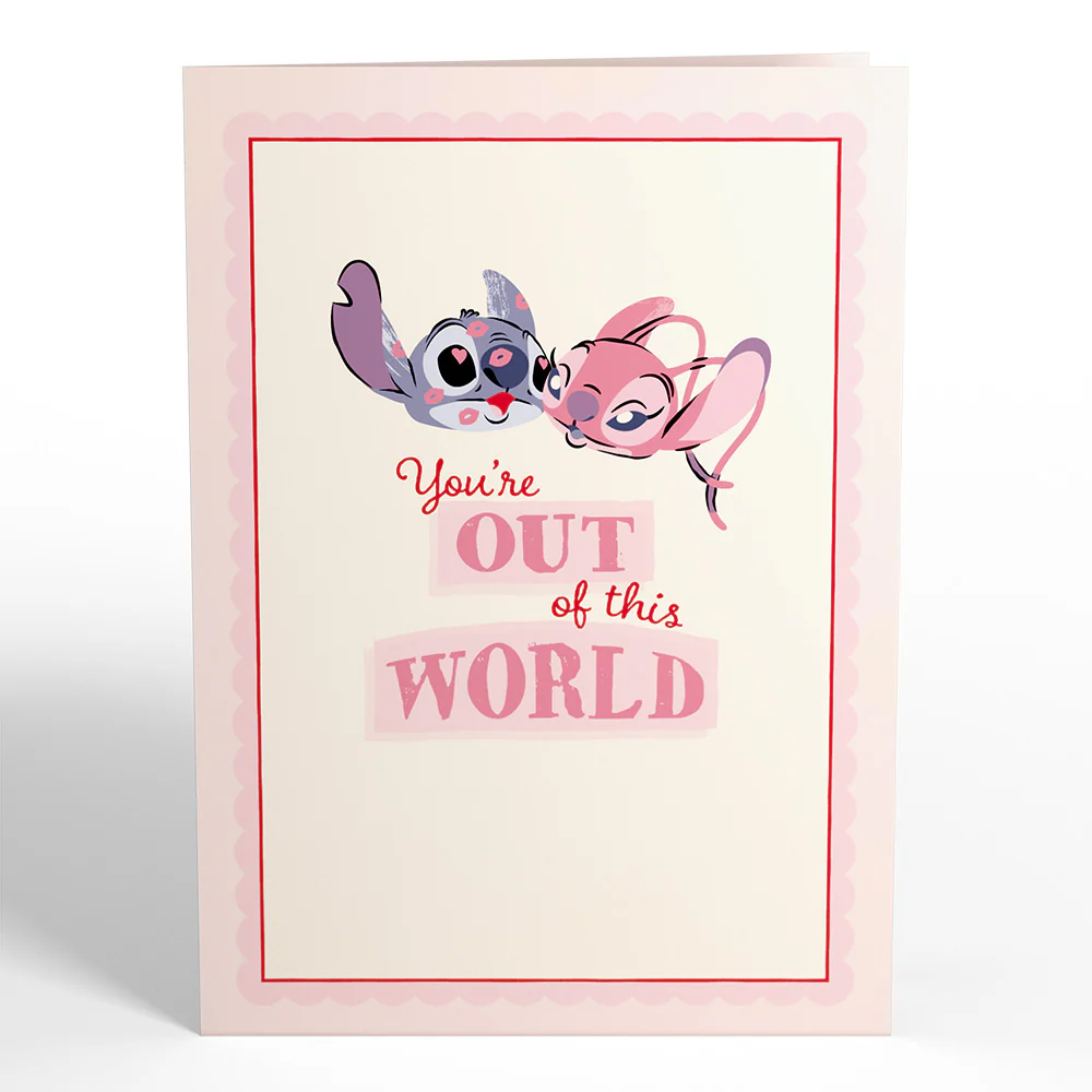 Disney's Stitch & Angel You’re Out Of This World Pop-Up Card - Image 4
