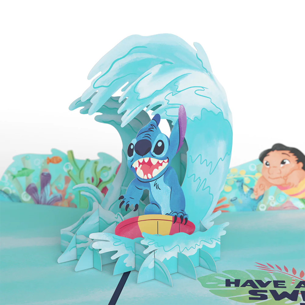 Disney's Stitch Cowabunga Birthday Pop-Up Card - Image 5