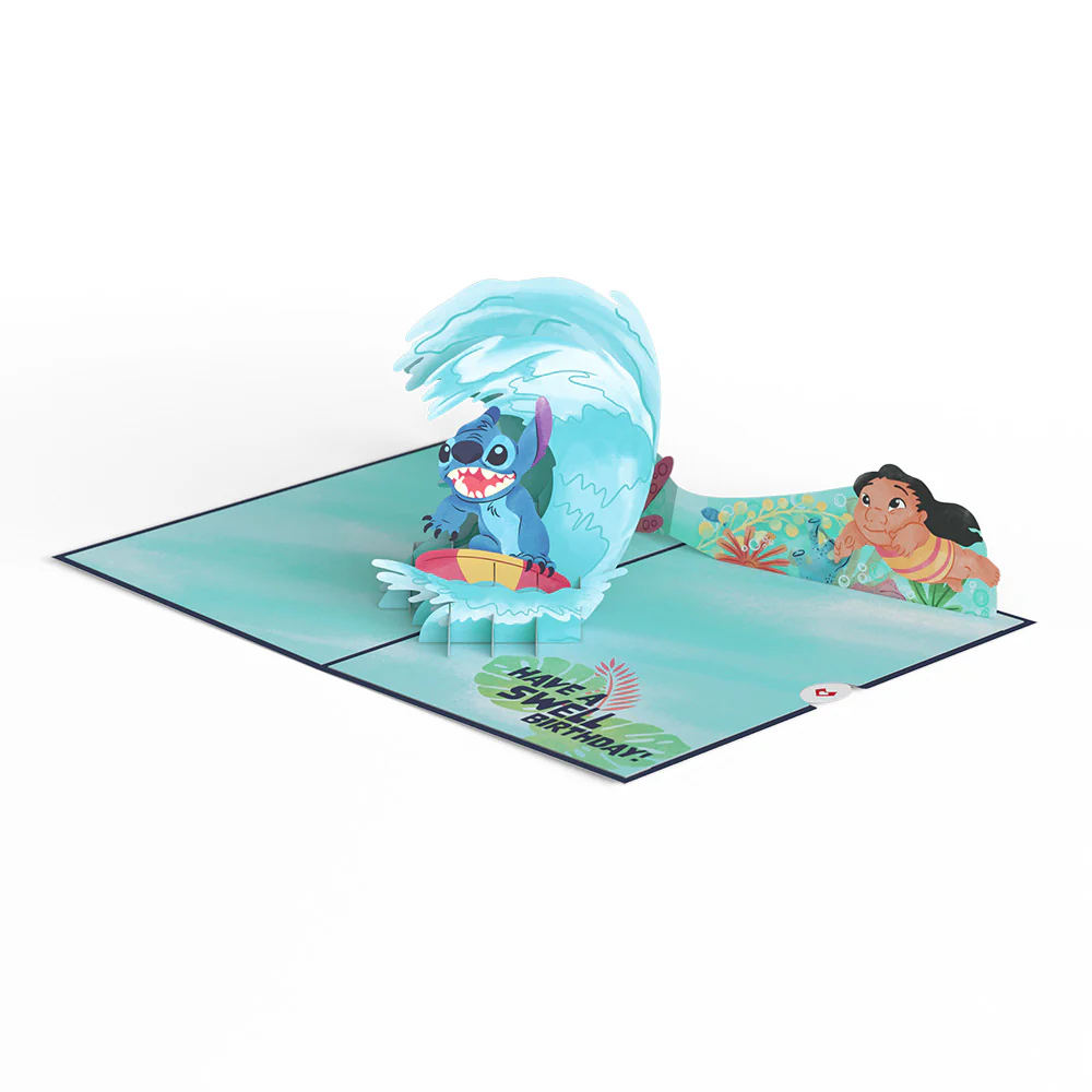Disney's Stitch Cowabunga Birthday Pop-Up Card - Image 6