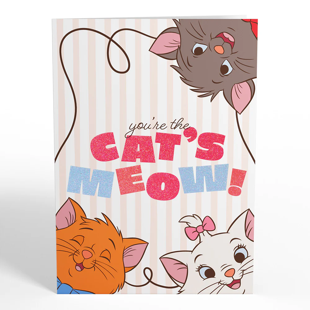 Disney's The Aristocats You're the Cat's Meow Pop-Up Card - Image 4