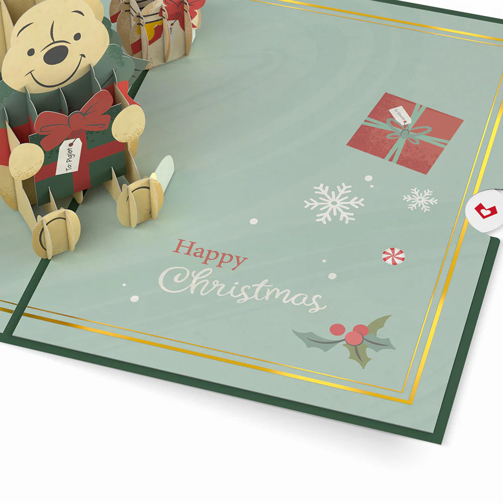 Disney's Winnie the Pooh Merry & Bright Christmas Pop-Up Card - Image 2