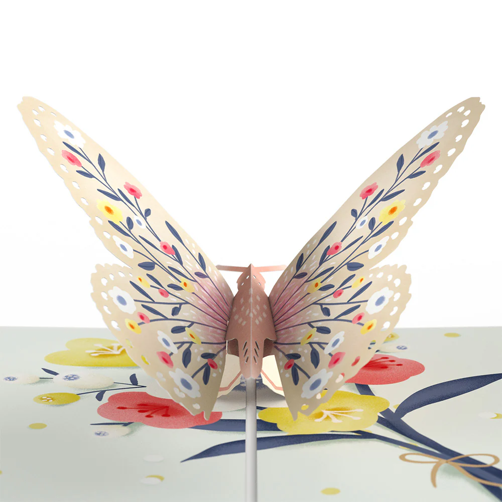 Enchanting Butterfly Pop-Up Card - Image 2
