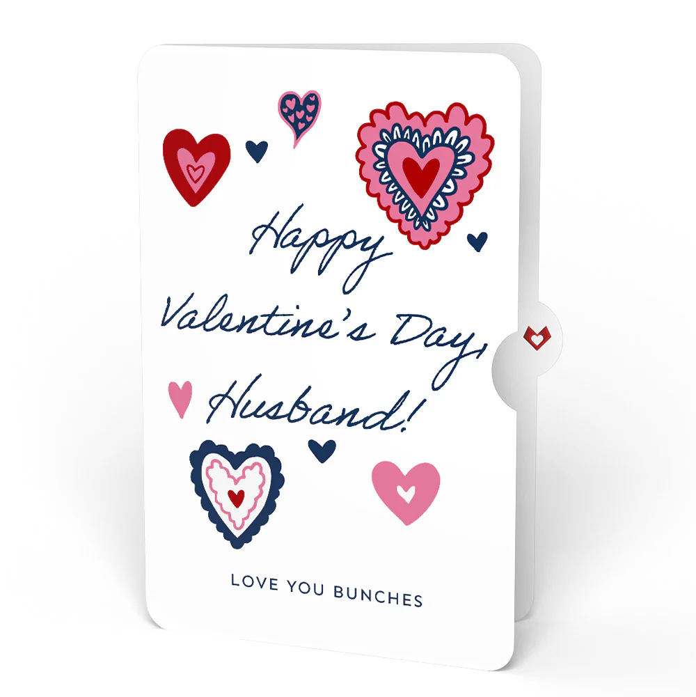 Everlasting Rose Valentine HeartFelt Charm Card™ and Sentiment Set for Husband - Image 4