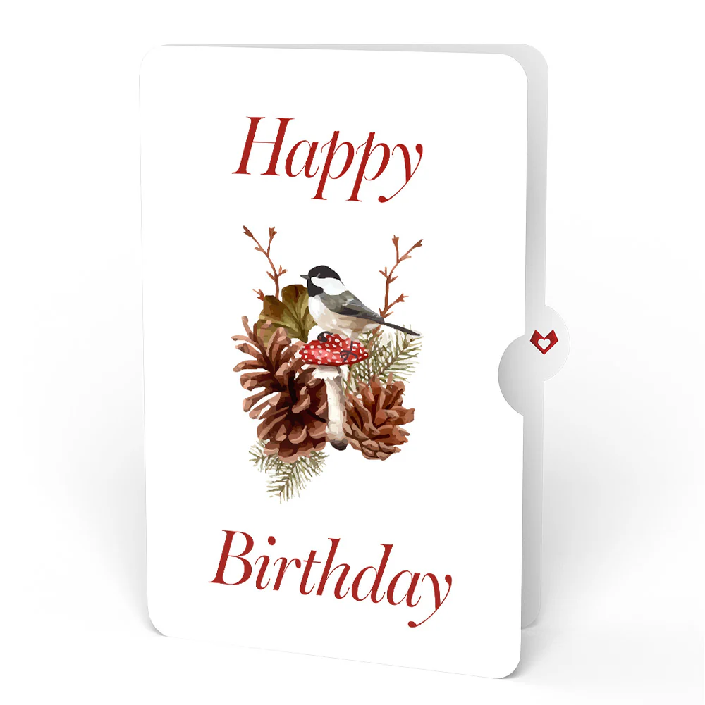Fall Forest Floor Birthday Pop-Up Card and Sentiment Set - Image 4