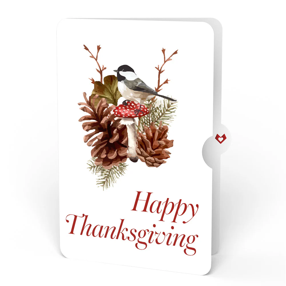 Fall Forest Floor Thanksgiving Pop-Up Card and Sentiment Set - Image 4