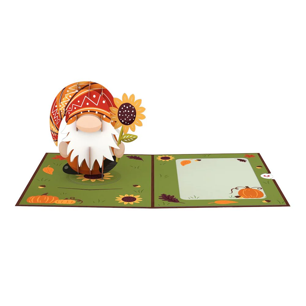 Fall Gnome Card with Pop-Up Gift - Image 2