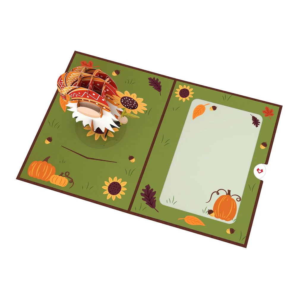 Fall Gnome Card with Pop-Up Gift - Image 4