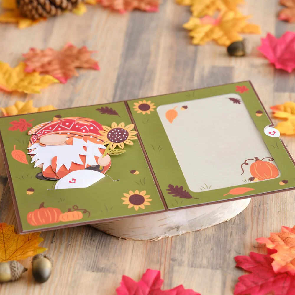 Fall Gnome Card with Pop-Up Gift - Image 5