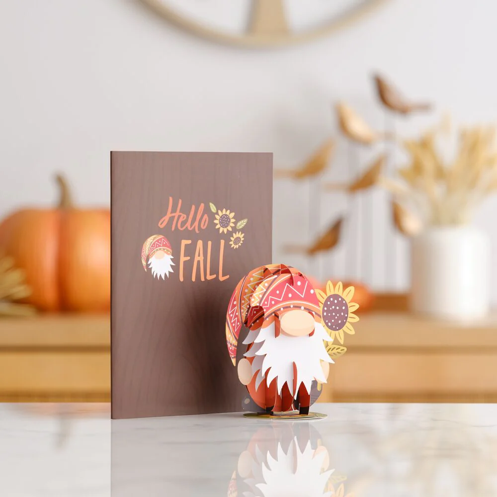 Fall Gnome Card with Pop-Up Gift - Image 6