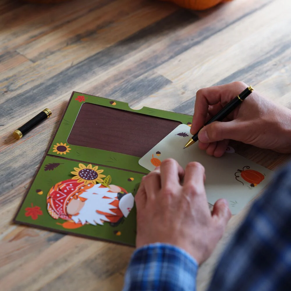 Fall Gnome Card with Pop-Up Gift - Image 7