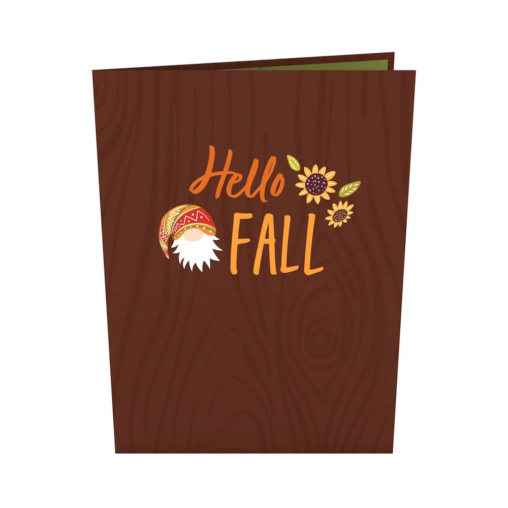 Fall Gnome Card with Pop-Up Gift - Image 9